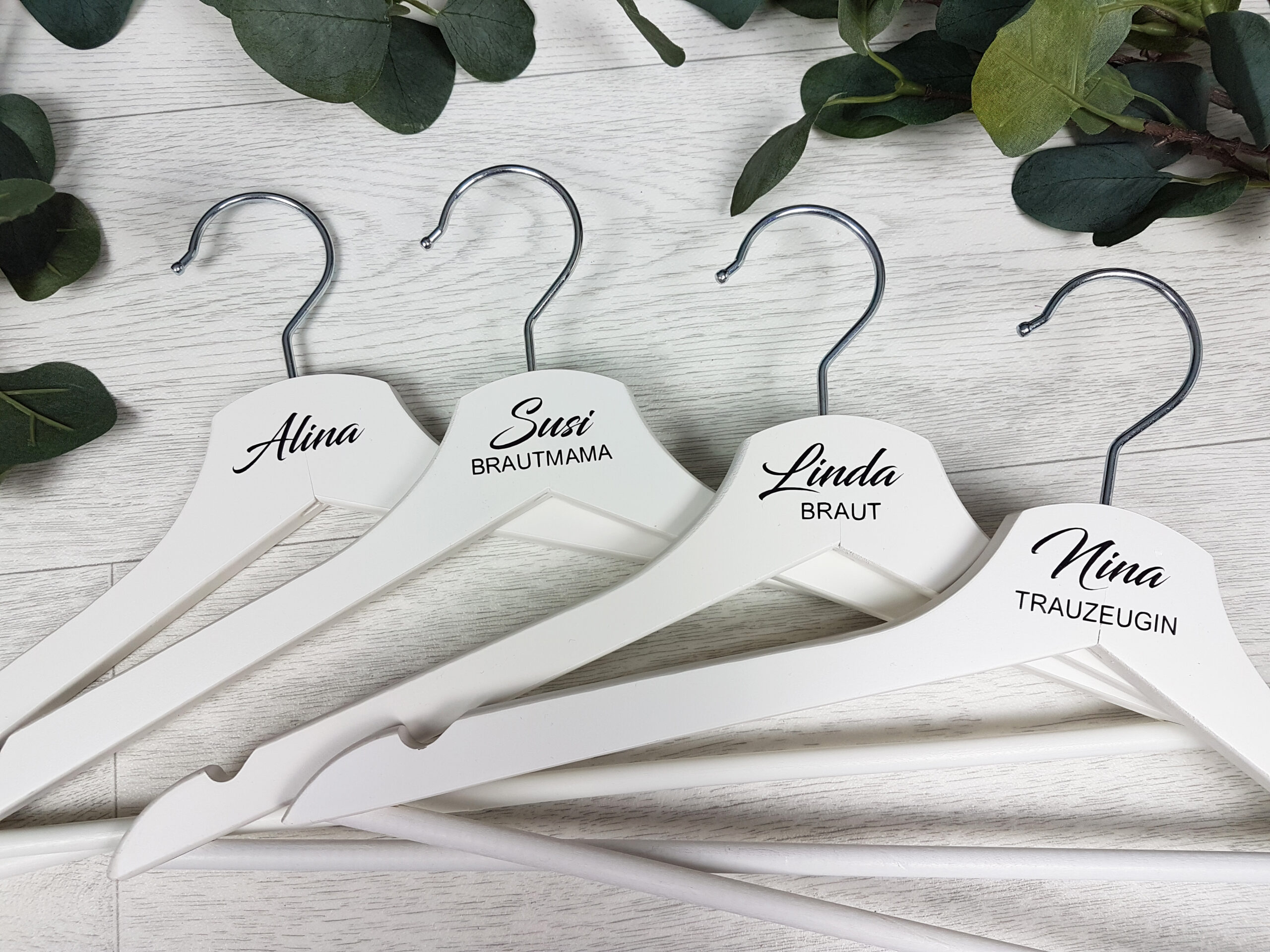 Kleiderbügel *Hochzeit* individuell personalisiert mit Namen!